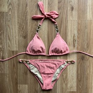 Victoria’s Secret Swim | Coral Pink Bathing Suit | 2 Piece Bikini